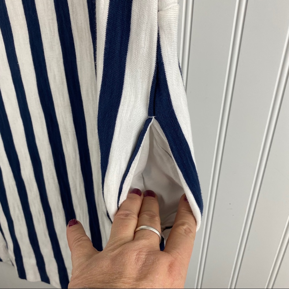 MADEWELL Navy & White Striped Dress - Picture 5 of 10
